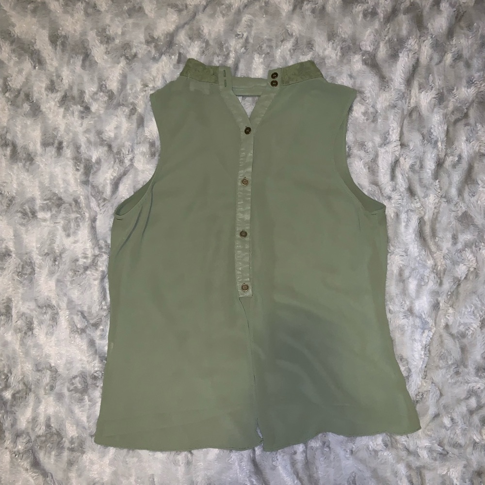 Olive Green Blouse